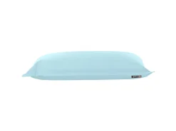 Beliani Sitzsack FUZZY Hellblau 140x180x20