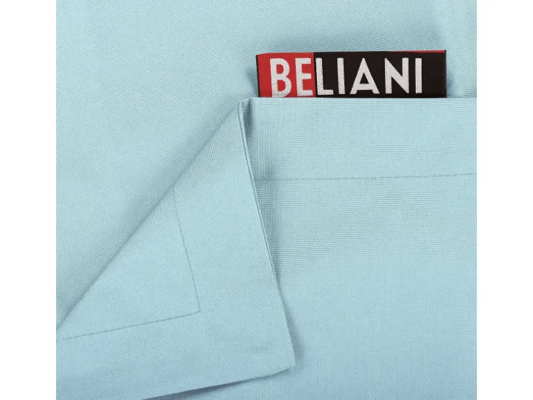 Beliani Sitzsack FUZZY Hellblau 140x180x20