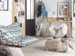 Beliani Sitzsack FUZZY Marineblau 140x180x20