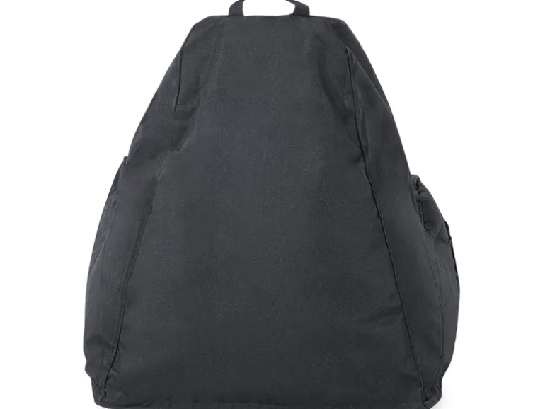 Beliani Sitzsack SIESTA Schwarz 100x61x75