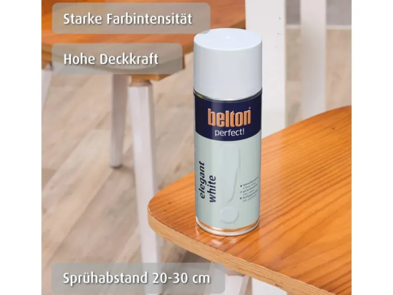 belton Buntlack Perfect Elegant White Seidenmatt 150 ml