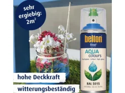 Belton Free AQUAcolours Buntlack RAL 5015 Himmelblau hochglänzend 400 ml