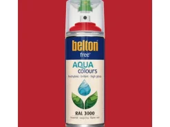 Belton Free AQUAcolours Buntlack RAL 3000 Feuerrot hochglänzend 400 ml
