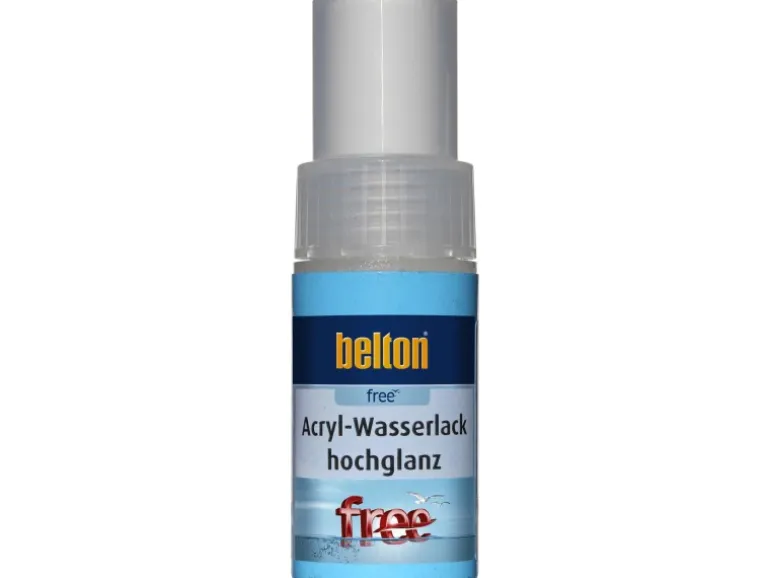 Belton Free AQUAcolours Lackstift RAL 9010 Reinweiß hochglänzend 9 ml