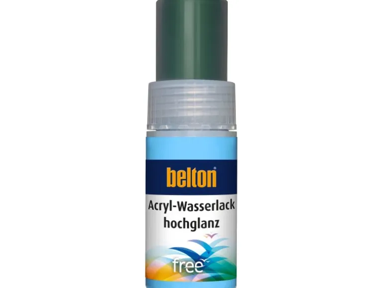 Belton Free AQUAcolours Lackstift Moosgrün RAL 6005 hochglänzend 9 ml