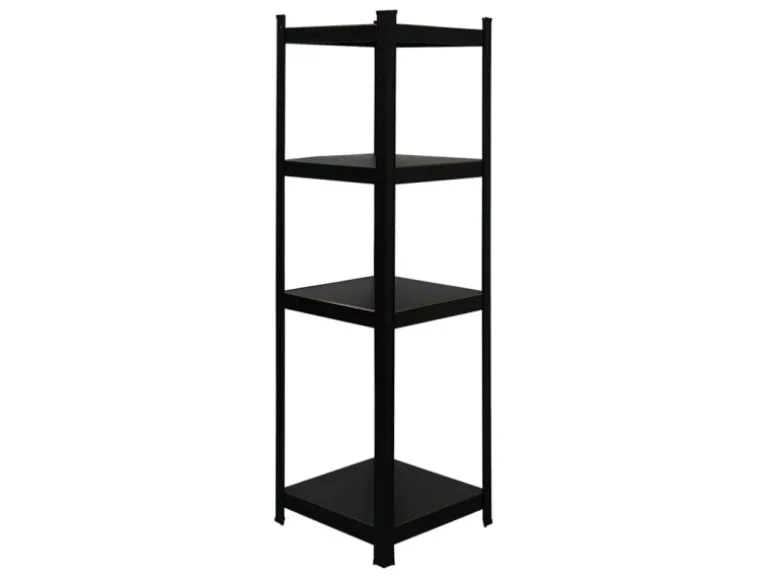 BERLINLODGE Mega Deal 2x Wohnregal Ragnar HxBxT 150x45x45cm Fachlast 100kg Matt Shwarz Bücherregal Standregal Büroregal für Wohnzimmer