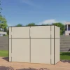 Bertilo Gartenschrank HPL Sideboard 155 cm x 75 cm x 116 cm Grau FSC®