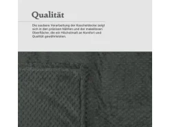 Bestgoodies Kuscheldecke 150 x 200 cm Cashmere Soft Touch Popcorn Moon Mist