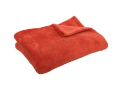 Bestgoodies Mikrofaser Decke Terracotta Ochre 70 x 100 cm