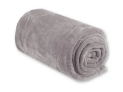 Bestgoodies Mikrofaser Decke Hellgrau 130 x 170 cm