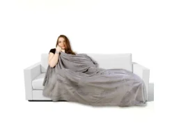 Bestgoodies Mikrofaser Decke Hellgrau 130 x 170 cm