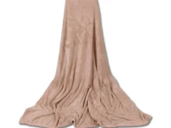 Bestgoodies Mikrofaser Decke Beige 150 x 200 cm