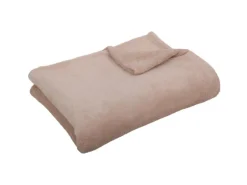 Bestgoodies Mikrofaser Decke Beige 70 x 100 cm