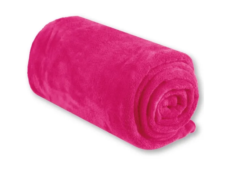 Bestgoodies Mikrofaser Decke Pink Fuchsia 150 x 200 cm