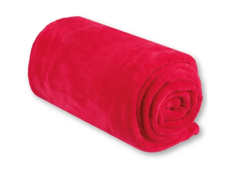 Bestgoodies Mikrofaser Decke Rot Salsa 220 x 240 cm