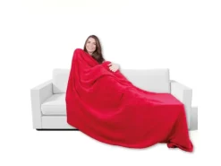 Bestgoodies Mikrofaser Decke Rot Salsa 220 x 240 cm