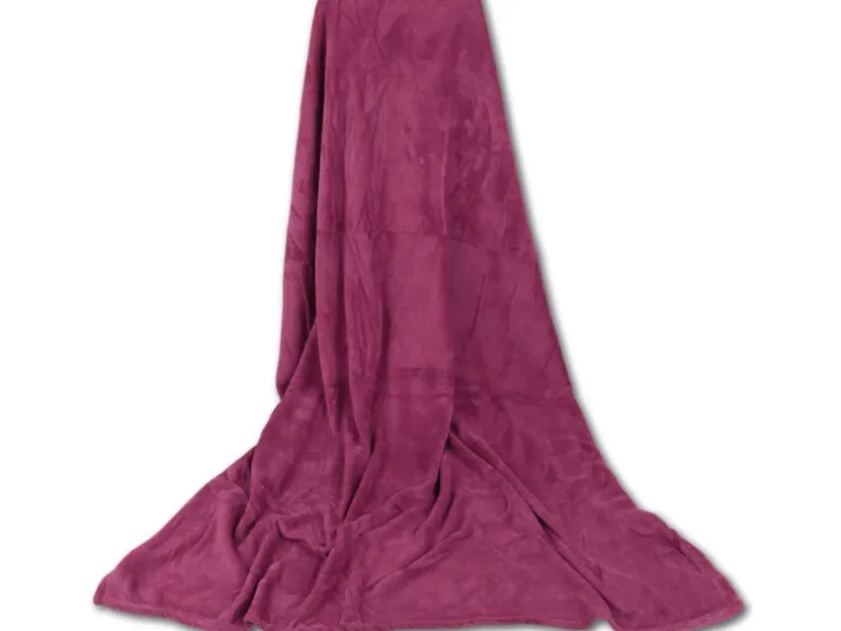 Bestgoodies Mikrofaser Decke Altrose Pflaume 220 x 240 cm