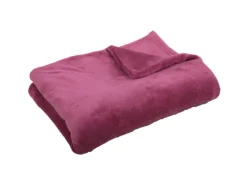 Bestgoodies Mikrofaser Decke Altrose Pflaume 220 x 240 cm