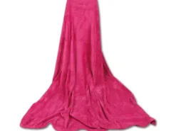 Bestgoodies Mikrofaser Decke Pink Fuchsia 220 x 240 cm