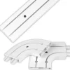 Bestlivings 180 cm Innenlaufschiene 2 Läufig & 2er Set Rundbogen / 2 x 90 cm