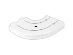 Bestlivings 180 cm Innenlaufschiene 2 Läufig & 2er Set Rundbogen / 2 x 90 cm