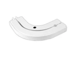 Bestlivings 180 cm Innenlaufschiene 1 Läufig & 2er Set Rundbogen / 2 x 90 cm