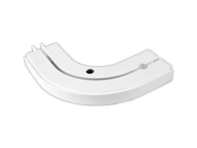 Bestlivings 120 cm Innenlaufschiene 1 Läufig & 2er Set Rundbogen