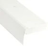 Bestlivings 120 cm Vorhangschiene mit Blende 2 Lauf Weiß