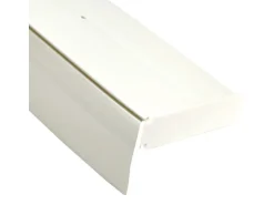 Bestlivings 240 cm Vorhangschiene mit Blende 1 Lauf Grau / 2 x 120 cm