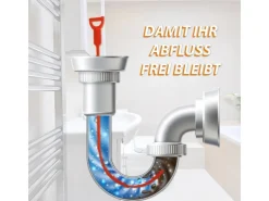 Bestlivings Abflussschlange Abflussreiniger & Verstopfungsentferner 4er Pack