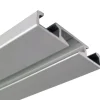 Bestlivings Aluminium Vorhangschiene Silber 1 bis 2 Lauf / 120cm