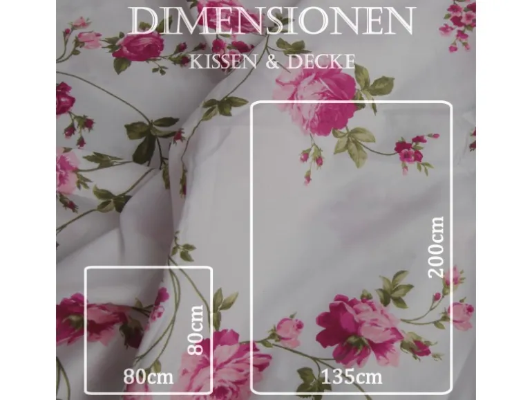 Bestlivings Bettwäsche Mikrofaser 80 x 80 cm & 135 x 200 cm Ranke