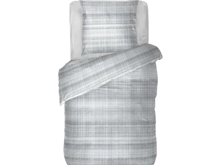Bestlivings Bettwäsche Renforce 80 x 80 cm & 135 x 200 cm ZickZack Grau