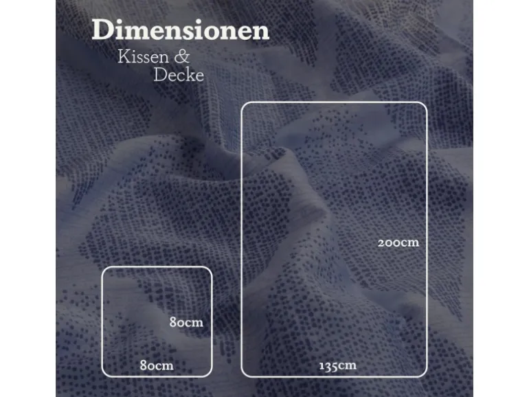Bestlivings Bettwäsche Renforce 80 x 80 cm & 135 x 200 cm ZickZack Grau