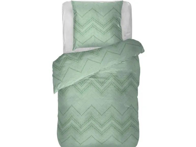 Bestlivings Bettwäsche Renforce 80 x 80 cm & 135 x 200 cm ZickZack Mint