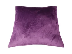 Bestlivings Dekokissen Kuschel Kissenbezug mit Reißverschluss 45 x 45 cm Violett
