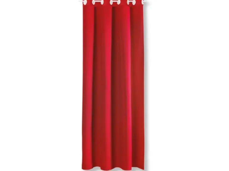 Bestlivings Dekoschal Ellen Ösen 140 cm x 175 cm Rot