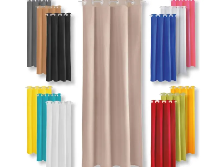 Bestlivings Dekoschal Ellen Ösen 140 cm x 175 cm Rot