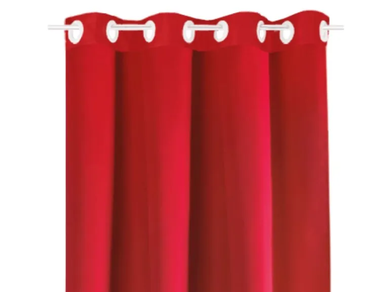 Bestlivings Dekoschal Ellen Ösen 140 cm x 175 cm Rot