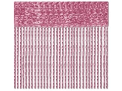 Bestlivings 2er Pack Fadenvorhang Fadengardine Gardine Vorhang 90 cm x 240 cm Altrosa