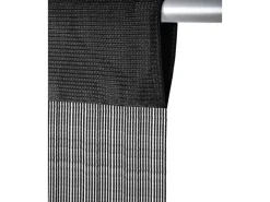 Bestlivings Fadengardine Vorhang für Wohnwagen in Schwarz 56 cm x 185 cm
