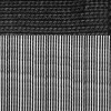 Bestlivings Fadengardine Vorhang für Wohnwagen Schwarz Plus Gardinenstange 56 cm x 185 cm
