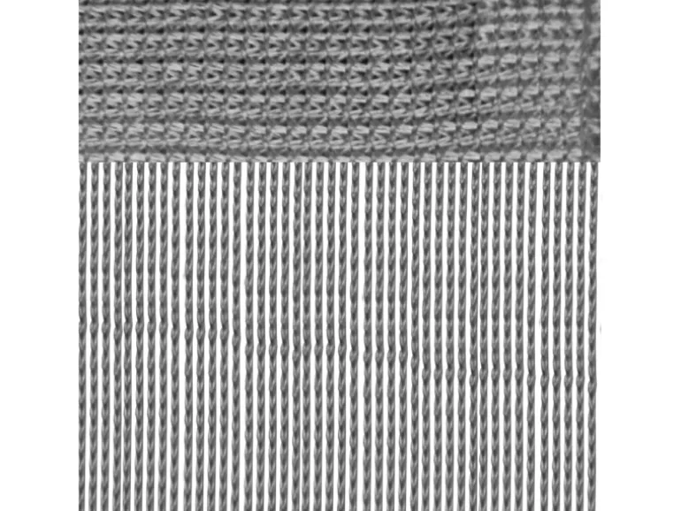 Bestlivings Fadengardine Vorhang für Wohnwagen in Anthrazit 56 cm x 185 cm