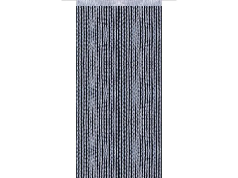 Bestlivings Fadenvorhand Fadengardine Vorhang Gardine Silber 140 cm x 250 cm
