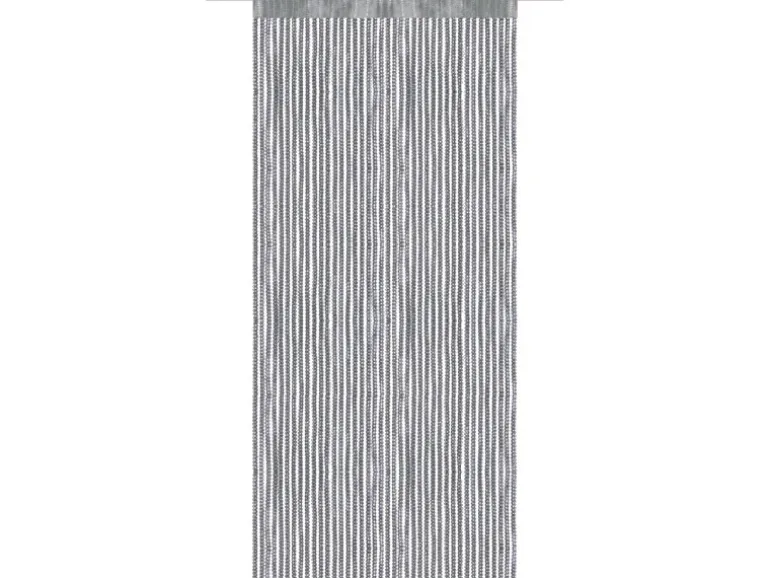 Bestlivings Fadenvorhand Fadengardine Vorhang Gardine Anthrazit 140 cm x 250 cm