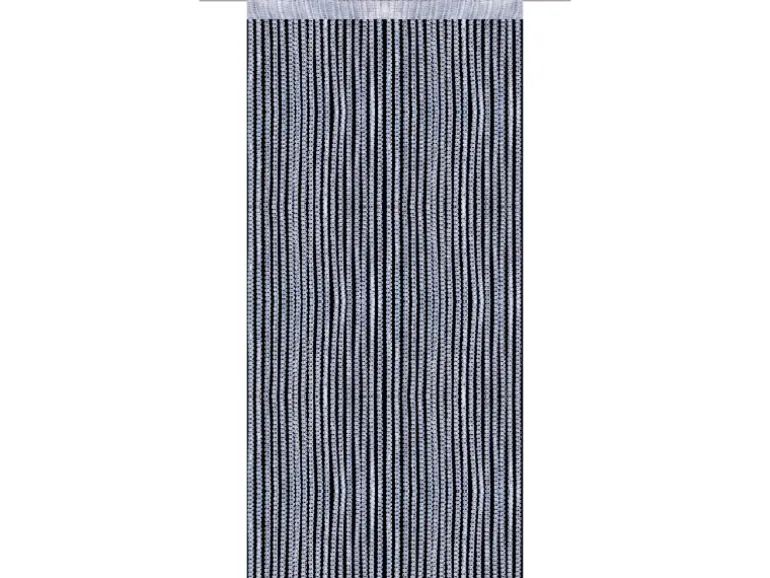 Bestlivings Fadenvorhand Fadengardine Vorhang Gardine Silber 300 cm x 250 cm