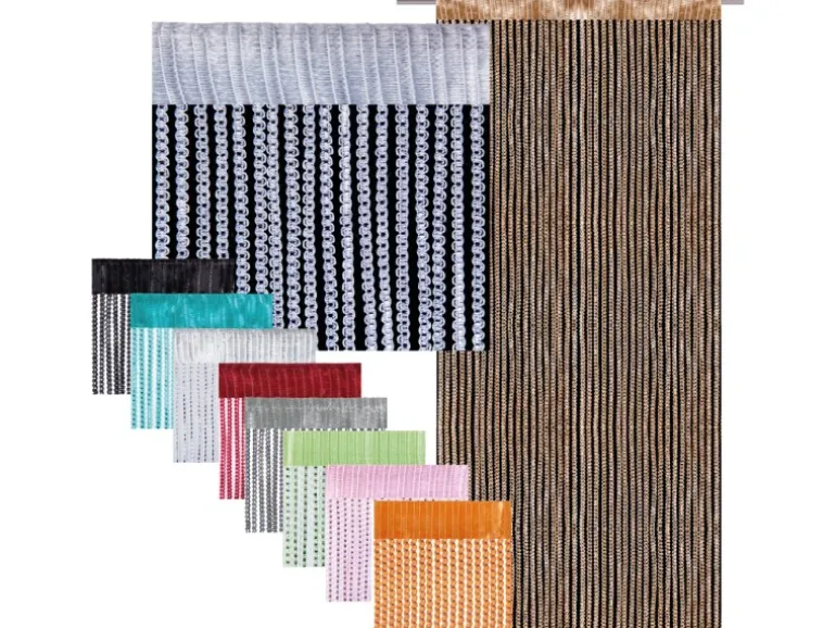 Bestlivings Fadenvorhand Fadengardine Vorhang Gardine Gold 140 cm x 250 cm