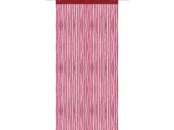 Bestlivings Fadenvorhand Fadengardine Vorhang Gardine Rot 90 cm x 250 cm