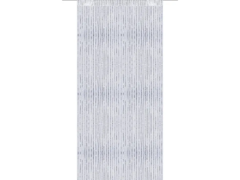 Bestlivings Fadenvorhand Fadengardine Vorhang Gardine Perlweiß 90 cm x 250 cm