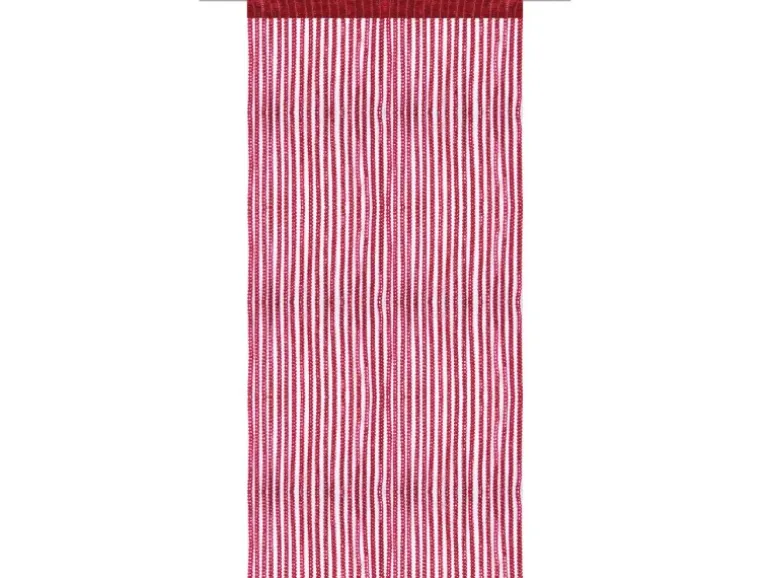 Bestlivings Fadenvorhand Fadengardine Vorhang Gardine Rot 90 cm x 200 cm